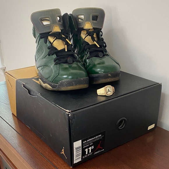 Jordan Other - Air Jordan 6 Retro Sz 11.5 Athletic Shoes Champagne & Gr